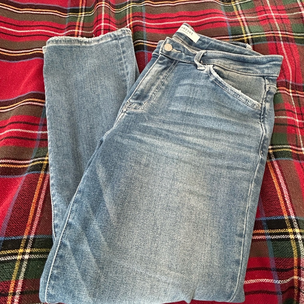 Classic Straight Leg Denim Jeans